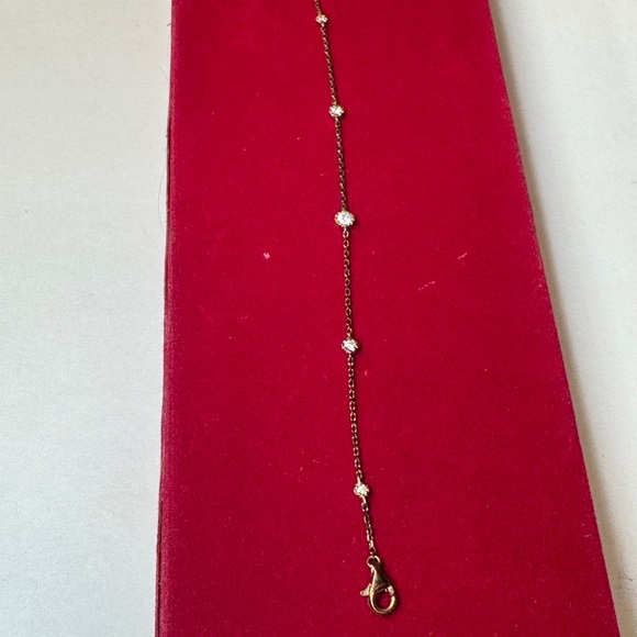 ETE Delicate Gold and Brown Bracelet 925 S - Picture 5 of 12